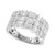 EFFY® Diamond Baguette Multirow Statement Ring (1-1/20 ct. t.w.) in 14k White Gold