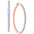 Diamond Hoop Earrings (1/4 ct. t.w.) in Sterling Silver, 14k Gold-Plated Sterling Silver or 14k Rose Gold-Plated Sterling Silver