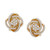 Diamond Love Knot Stud Earrings (1/2 ct. t.w.) in 14k Gold, Created for Macy's