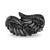 Black Diamond Maleficent Wing Ring (1/4 ct. t.w.) in Sterling Silver & Black Rhodium-Plate