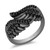 Black Diamond Maleficent Wing Ring (1/4 ct. t.w.) in Sterling Silver & Black Rhodium-Plate