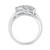 Diamond Bypass Ring (1 ct. t.w.) in 14k White Gold