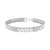 Men's Diamond Cluster Wide Link Chain Bracelet (2 ct. t.w.) in 10k White Gold