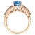 Multi-Gemstone (4-1/4 ct. t.w.) & Diamond (5/8 ct. t.w.) Ring in 14k Rose Gold