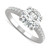 Moissanite Engagement Ring (2-1/5 ct. t.w. Diamond Equivalent) in 14k White Gold