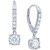 Diamond Drop Leverback Earrings (1 ct. t.w.) in 14k White Gold