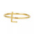 Amelia Initial Monogram Ring in 14k Gold