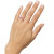 Sapphire (3/4 ct. t.w.) & Diamond (1/4 ct. t.w.) Ring in 14k Rose Gold (Also in Emerald & Ruby)