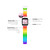 Kid's 2 Rainbow Print Tpu Strap Smart Watch 41mm