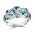 EFFY® Blue Topaz Statement Ring (3-1/2 ct. t.w.) in Sterling Silver & 18k Gold