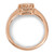 Morganite (3/4 ct. t.w.) & Diamond (1/5 ct. t.w.) Halo Ring in 14k Rose Gold