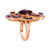 Crazy Collection® Multi-Gemstone Swirling Statement Ring (8-1/4 ct. t.w.) in 14k Rose Gold