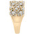 Diamond Swirl Cluster Statement Ring (1 ct. t.w.) in 14k Gold, Created for Macy's