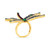 Chocolatier® Multi-Gemstone (2-1/3 ct. t.w.) & Diamond (3/8 ct. t.w.) Dragonfly Ring in 14k Gold