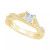 Diamond Princess Engagement Ring (3/4 ct. t.w.) in 14k White, Yellow or Rose Gold