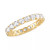 Certified Lab Grown Diamond Cushion-Cut Eternity Band (3 ct. t.w.) in 14k Gold