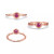 2-Pc. Set Emerald Bridal Set (1/3 ct. t.w.) in 14k Gold-Plated Sterling Silver (Also in Ruby & Sapphire)