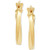 2-Pc. Set Polished & Twist Style Small Hoop Earrings in 10k Gold