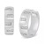 Men's Diamond Zigzag Small Hoop Earrings (1/20 ct. t.w.), 15mm (Also in Black Diamond)