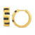Men's Diamond Zigzag Small Hoop Earrings (1/20 ct. t.w.), 15mm (Also in Black Diamond)