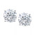 Round-Cut Diamond Stud Earrings in 10k White or Yellow Gold (1/4 ct. t.w.)