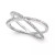 Diamond Crossover Ring in 10k White or Yellow Gold (1/4 ct. t.w.), Created for Macy's