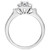 Diamond Halo Engagement Ring (3/4 ct. t.w.) in 14k White Gold