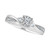 Diamond Cluster Engagement Ring (1/3 ct. t.w.) in 14k White Gold