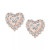 EFFY® Diamond Heart Stud Earrings (1/2 ct. t.w.) in 14k White, Yellow, or Rose Gold