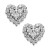 EFFY® Diamond Heart Stud Earrings (1/2 ct. t.w.) in 14k White, Yellow, or Rose Gold