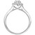 Diamond Marquise Cluster Solitaire Engagement Ring (1/2 ct. t.w.) in 14k White Gold