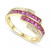 Ruby (1 ct. t.w.) & Diamond (1/6 ct. t.w.) Statement Ring in 14k Gold (Also in Emerald)