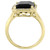 EFFY® Diamond (1/6 ct. t.w.) & Onyx (14 x 10mm) Statement Ring In 14k Gold