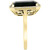 EFFY® Diamond (1/6 ct. t.w.) & Onyx (14 x 10mm) Statement Ring In 14k Gold