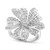 EFFY® Diamond Baguette & Round Flower Statement Ring (1-7/8 ct. t.w.) in 14k White Gold