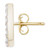 Diamond Initial J Single Stud Earring (1/20 ct. t.w.) in 14k Gold, Created for Macy's