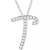 Diamond Initial Pendant Necklace (1/10 ct. t.w.) in Sterling Silver, 16" + 2" Extender