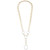 Diamond Oval Link 20" Lariat Necklace (1 ct. t.w.) in 14k Gold-Plated Sterling Silver, Created for Macy's