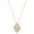 Diamond Cluster Pendant Necklace (1 ct. t.w.) in 14k Gold, Created for Macy's
