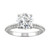 Moissanite Knife-Edge Engagement Ring (2-1/4 ct. t.w. DEW) in 14k White Gold