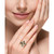 EFFY® Espresso & Black Diamond (1-1/2 ct. t.w.) & Tsavorite Accent Tiger Ring in 14k Gold