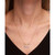 Diamond Safety Pin Charm Collector Pendant Necklace (1/20 ct. t.w.) in 10k Gold, 17" + 1" extender, Created for Macy's