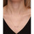 Diamond Safety Pin Charm Collector Pendant Necklace (1/20 ct. t.w.) in 10k Gold, 17" + 1" extender, Created for Macy's