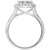 Diamond Cushion Cushion Cluster Engagement Ring (3/4 ct. t.w.) in 14k White Gold