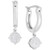 Diamond Round Cluster Drop Earrings (1/5 ct. t.w.) in Sterling Silver