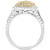 EFFY® White Diamond (3/4 ct. t.w.) & Multicolor Diamond (1-1/4 ct. t.w.) Statement Ring in 14k Two-Tone Gold