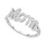 Diamond "Mom" Ring (1/4 ct. t.w.) in Sterling Silver