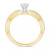 Diamond Pear Twist Shank Engagement Ring (5/8 ct. t.w.) in 14k Gold