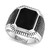 EFFY® Men's Onyx & Black Spinel Statement Ring in Sterling Silver