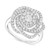 Diamond Ring, 14k White Gold Diamond Pave Knot Ring (1 ct. t.w.), Created for Macy's